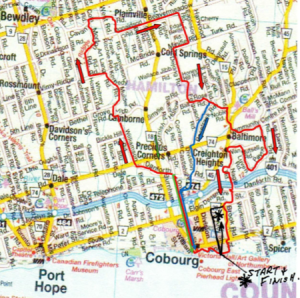 Cycling from the Cobourg Community Centre – Sunday, July 15,&nbsp;2018